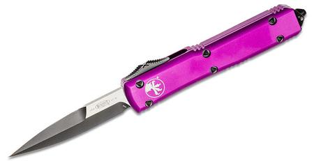 Microtech 120-1VI Ultratech Black, Violet Aluminum Handles