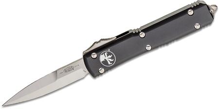 Microtech 120-4 Ultratech Satin, Black Aluminum Handles