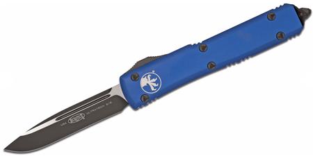 Microtech 121-1BL Ultratech Black, Blue Aluminum Handle