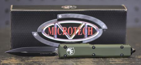 Microtech 122-1OD Ultratech Black, OD Green Aluminum Handle