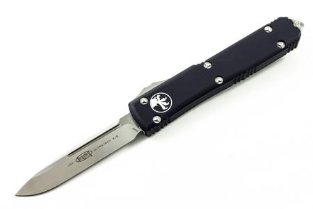 Microtech 121-4 Ultratech Satin, Black Aluminum Handles