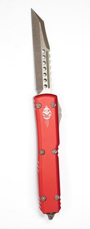 Microtech 119W-13APRDS Ultratech Warhound Distressed RED