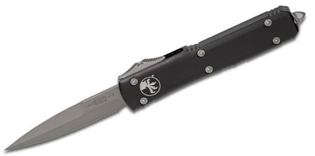 Microtech 120-10AP Ultratech Apocalyptic Plain, Black Handle