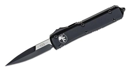 Microtech 120-1T Ultratech Black Bayonet, Black Handles